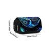 Tree Of Life Print Double Layered Flip Pen Case for Boy/Girls Best Gifts 2D Cartoon School Supplies Pencil Case for Children