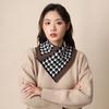 Autumn And Winter Unisex Knitted Scarf For Warmth And Neck Protection, Fake Collar For Convenient Head And Neck Covering, Lazy Scarf Triangle Scarf