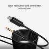 Type C To 3.5mm Audios Cable USB C To 3.5mm Cord for High Fidelitys Sound In Car &Headphone Support Noise Cancellation