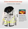 Men's Thickened Waterproof Hooded Cotton Coat - Outdoor Winter Warm, Plus Size Jacket