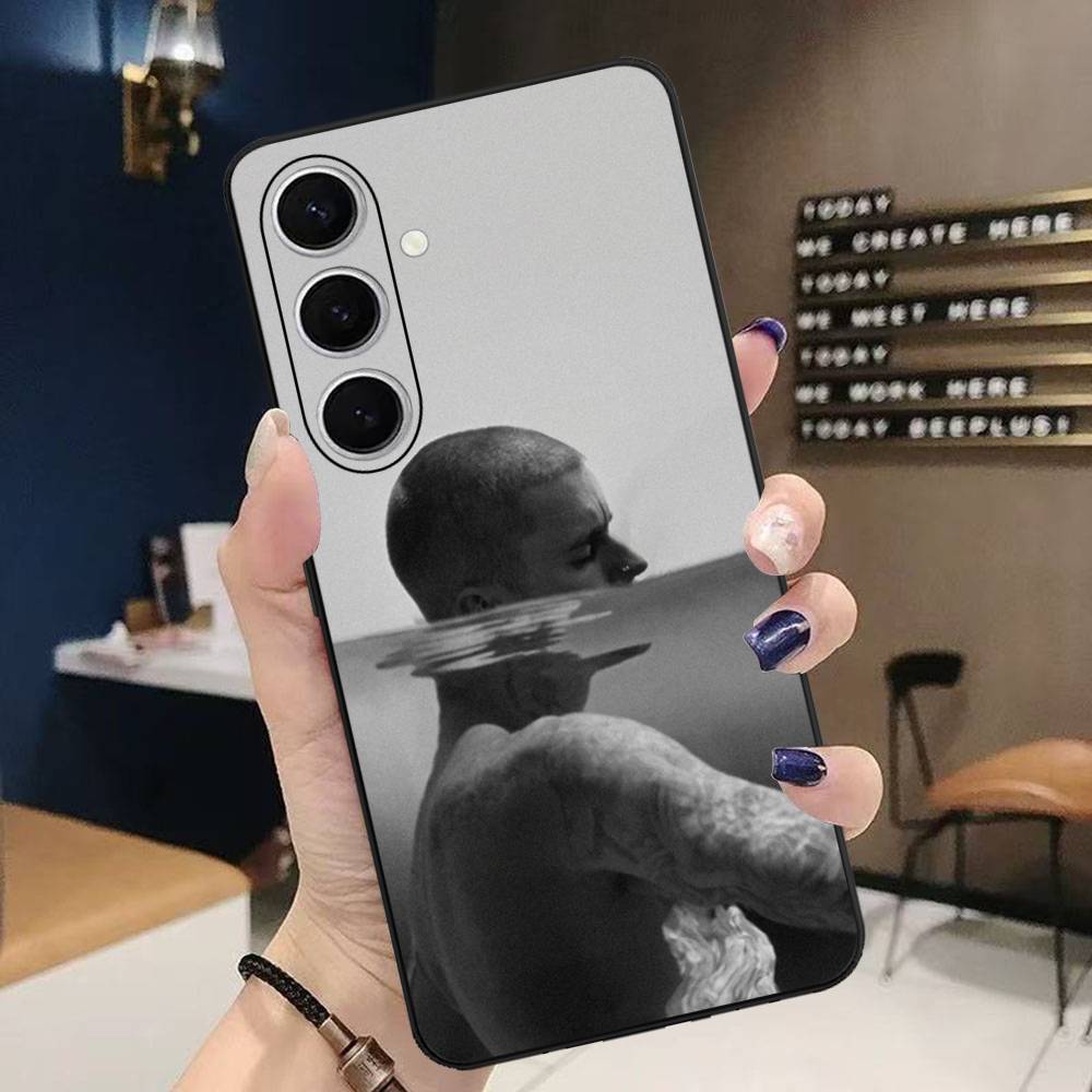 Singer Justin B-Bieber Phone Case For Samsung S 24 Fe 25 Ultra Plus 20 Lite 21 30 22 23 24 22 Ultra 5G Fundas