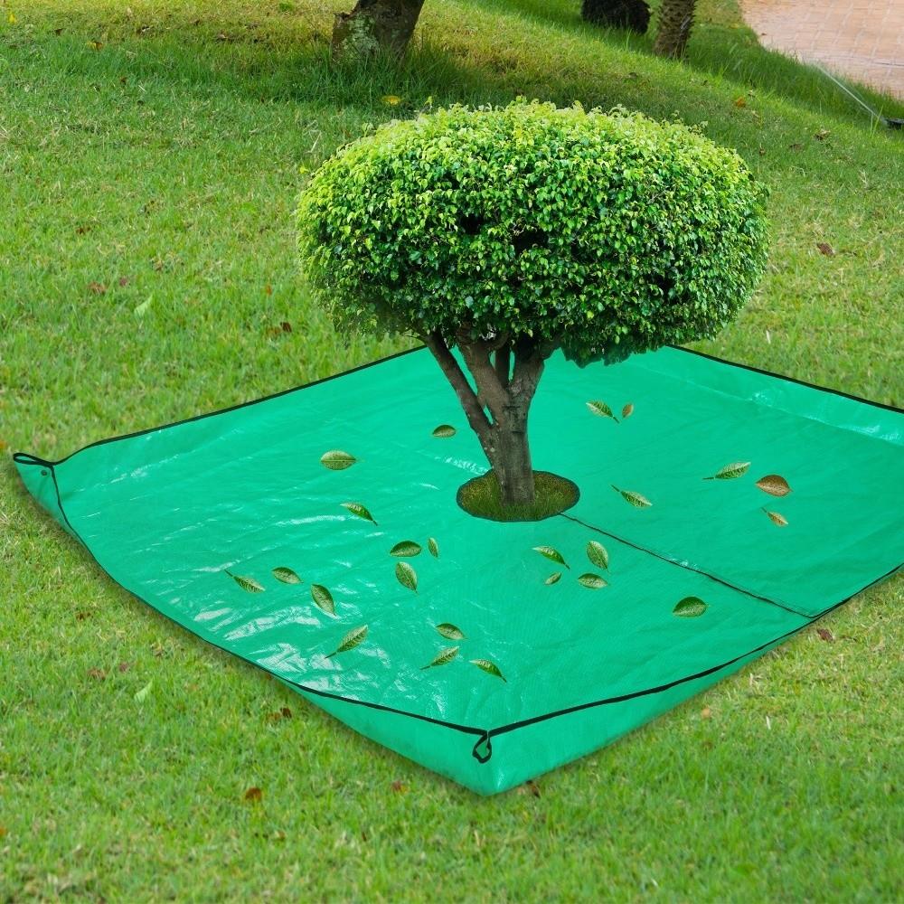 Waterproof Garden Leaf Collection Mat Center Hole Gardening Drop Catcher  Garden Yard Cleanup