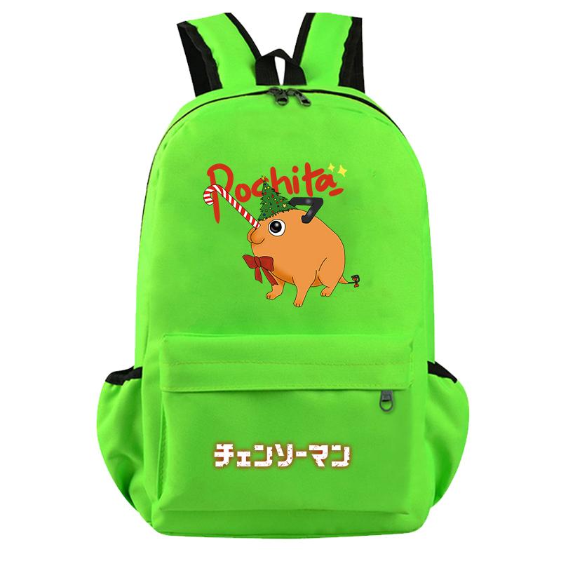 Anime Chainsaw Man Rucksack für Jungen Mädchen Hildren Zurück zur Schule Schultasche Student Kawaii Rucksack Luffy Nami Lysop Leichte Taschen