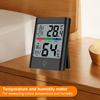 Indoor Thermometer Backlight Magnetic Thermometer Hygrometer Large Screen Temperature and Humidity Monitor for Home Office