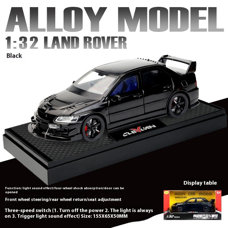 Mitsubishi EVO Model Alloy 1/32 Simulated Jdm Sports Car, Children's Toy Collection Model Ornaments for Boys Gifts