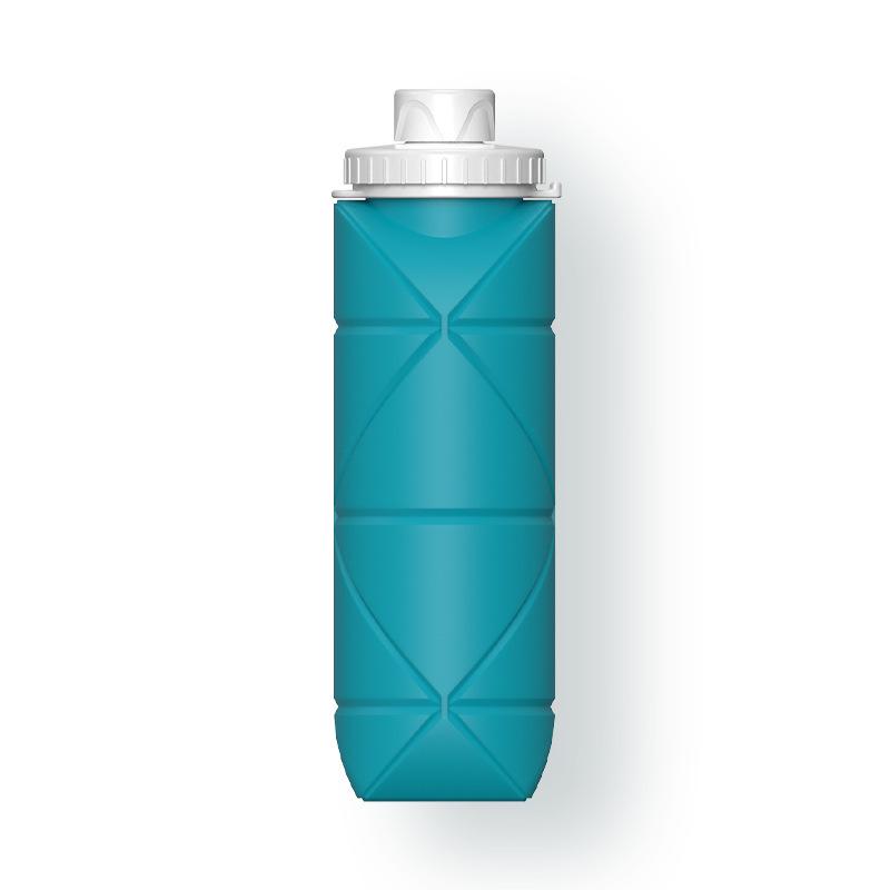 Foldable Silicone Sports Water Bottle with Straw - Portable & Telescopic Gift