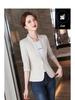 Blazer Feminino de Manga Média Estilo Coreano - Jaqueta de Terno Profissional para Negócios Primavera/Verão