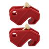 2 Pcs Circuit Breaker Lockout Device Nylon Insulated Safety Lock Universal Single Breaker Lockout