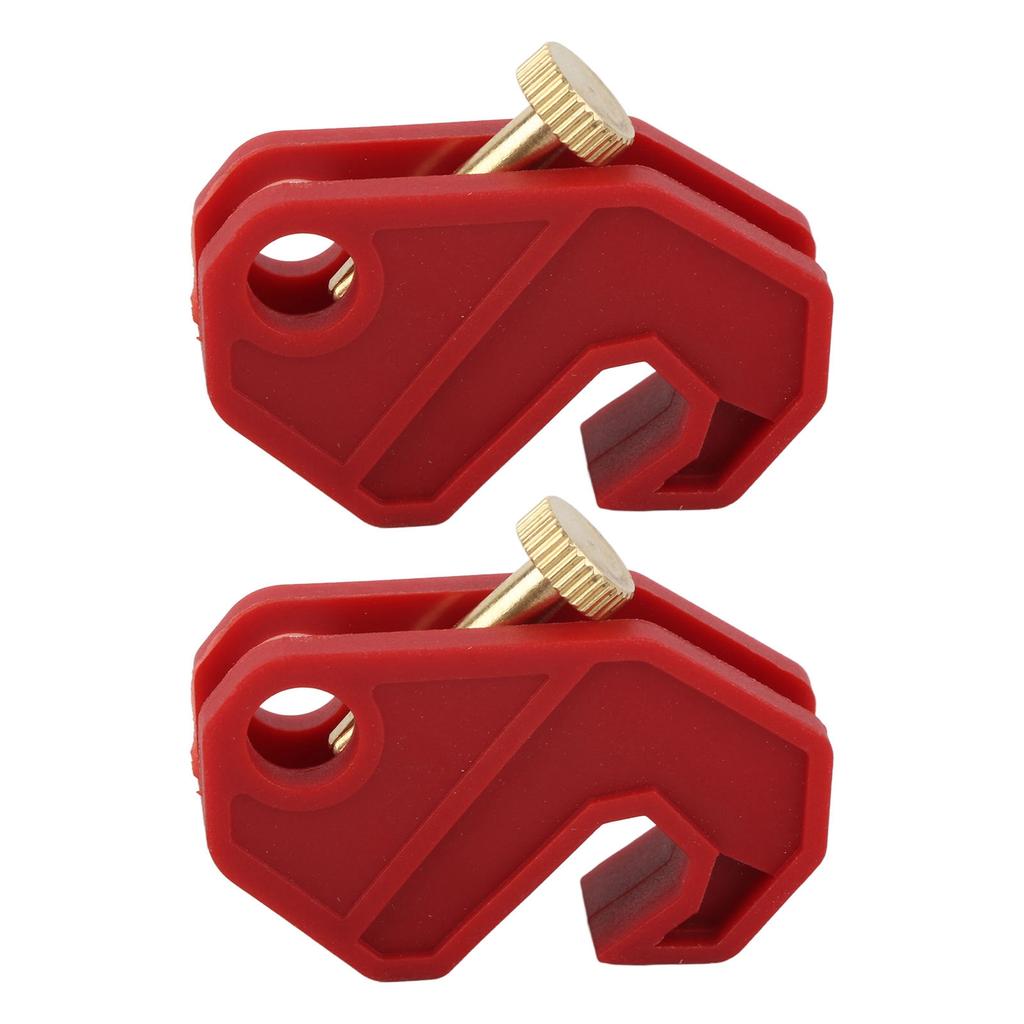 2 Pcs Circuit Breaker Lockout Device Nylon Insulated Safety Lock Universal Single Breaker Lockout