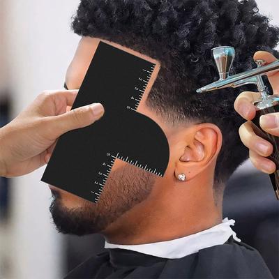 Profesionální nástroj na tvarování vousů Karta pro vylepšení linie vlasů Pro přesné tvarování a styling vousů Nezbytnost Tvarovač vousů Pro muže