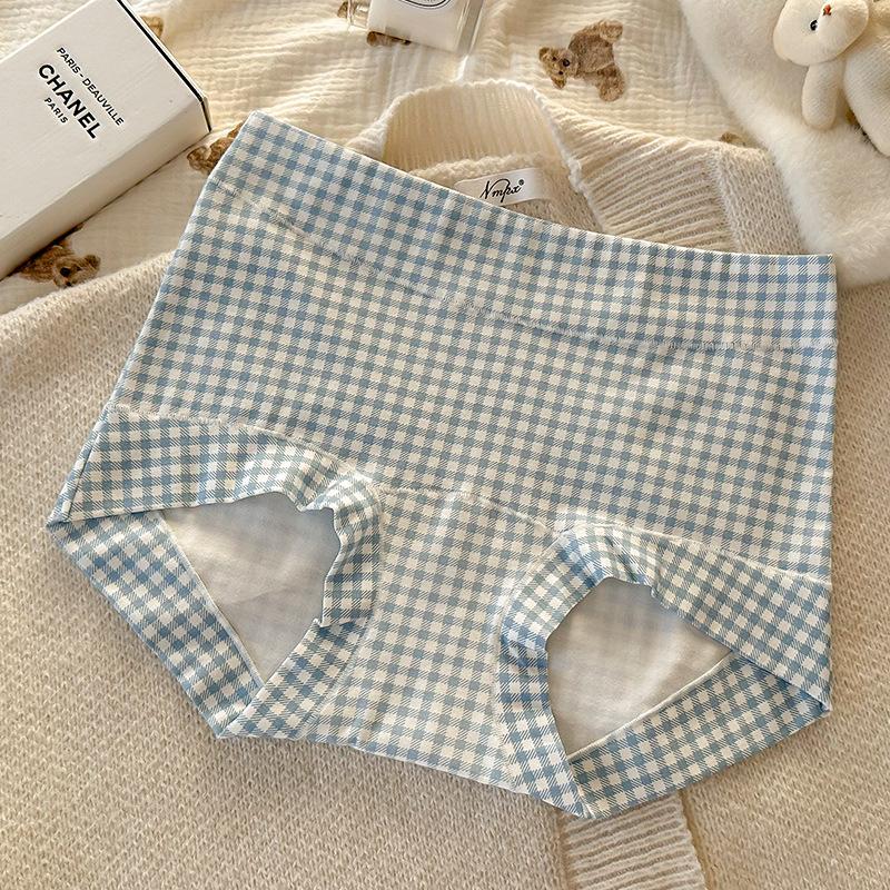 Women's Spring Cotton 10A Antibacterial Extended Crotch Breathable Hip Briefs