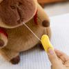 New Backpack Kapibala Plush Toys Stretchable Fries Baked Capybara Doll Doll Pillow Gift