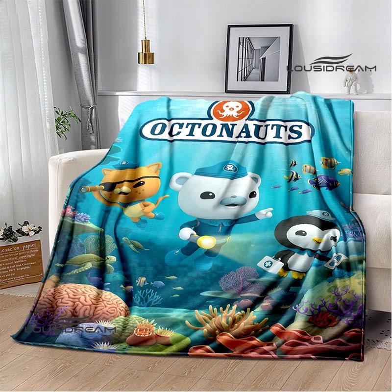 3D The-Octonauts printed blankets picnic blanket Warm Flannel blankets Soft and comfortable blanket bed linings Birthday Gift