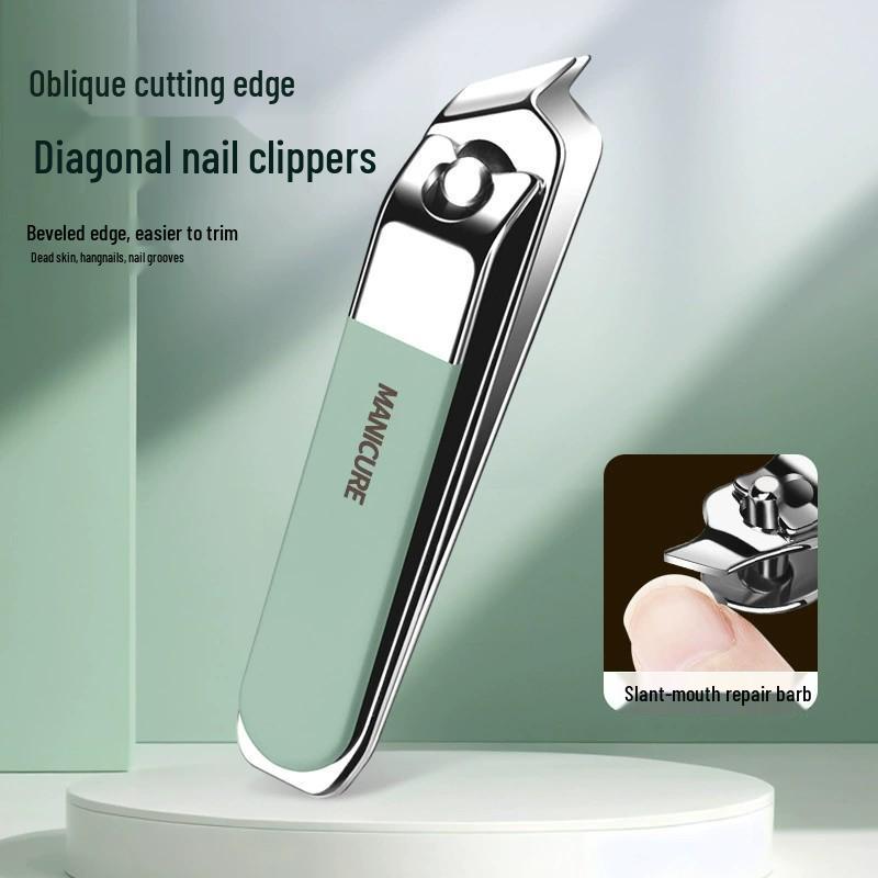 Portable 2025 Anti-Splash Nail Clippers & Ear Pick Set - New Household Manicure Tools