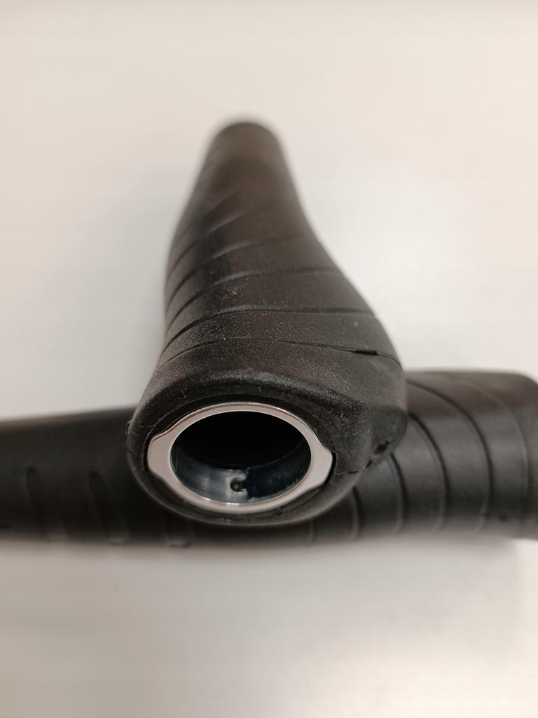 Chwyty Rowerowe Velo Vlg 130/130 Mm Czarne Zatyczki Guma