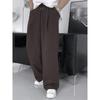 Men's wide-leg pants, new spring and autumn style, loose straight cut, drapey, versatile casual floor-length pants