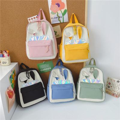 Nylon School Bag 2025 Cartoon Cute Student Small Backpack Girls Backpack Ultra Lightweight