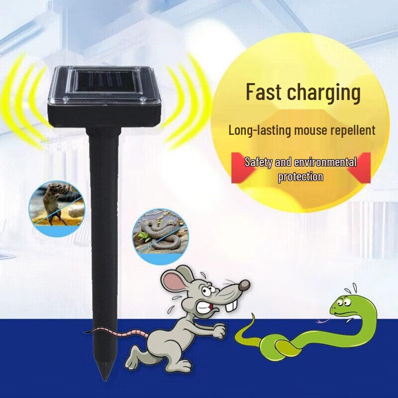 Solar Ultrasonic Snake and Mouse Repeller