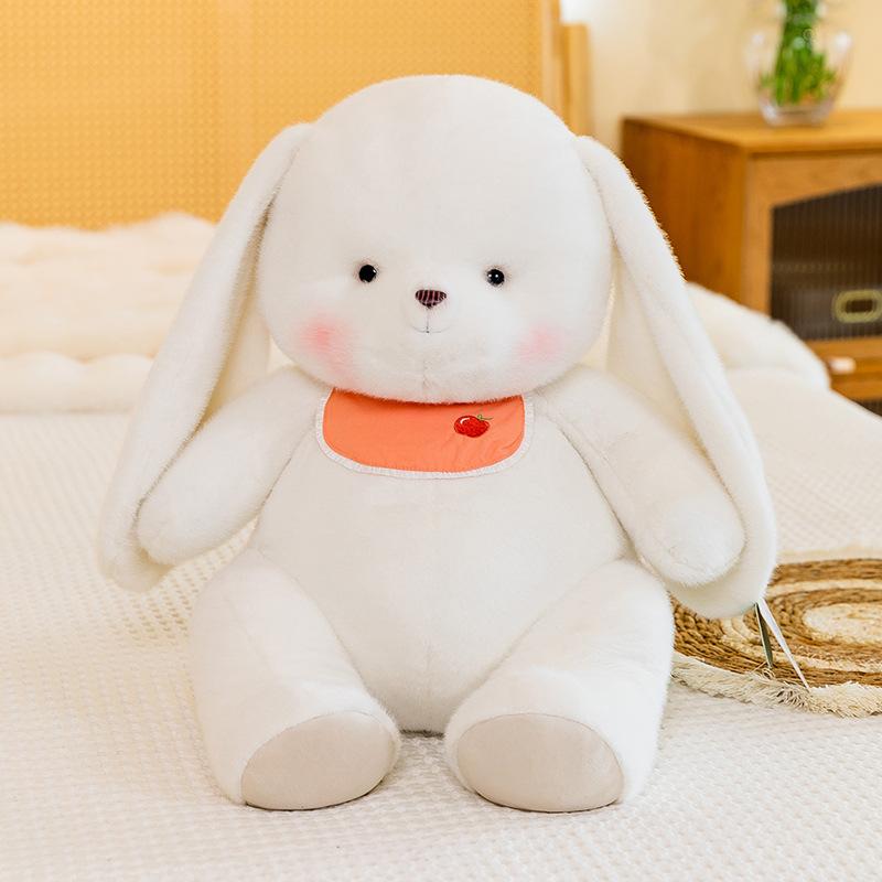 Cartoon Niedliche Plüschtiere für Kinder Tröstendes Braunes Hundekissen Büro Weißes Kaninchen Ornamente Geburtstagsgeschenk