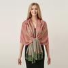 Jacquard Retro Ethnic Style Human Cotton Cashew Shawl Spring And Autumn Fringed Long Decorative Scarf