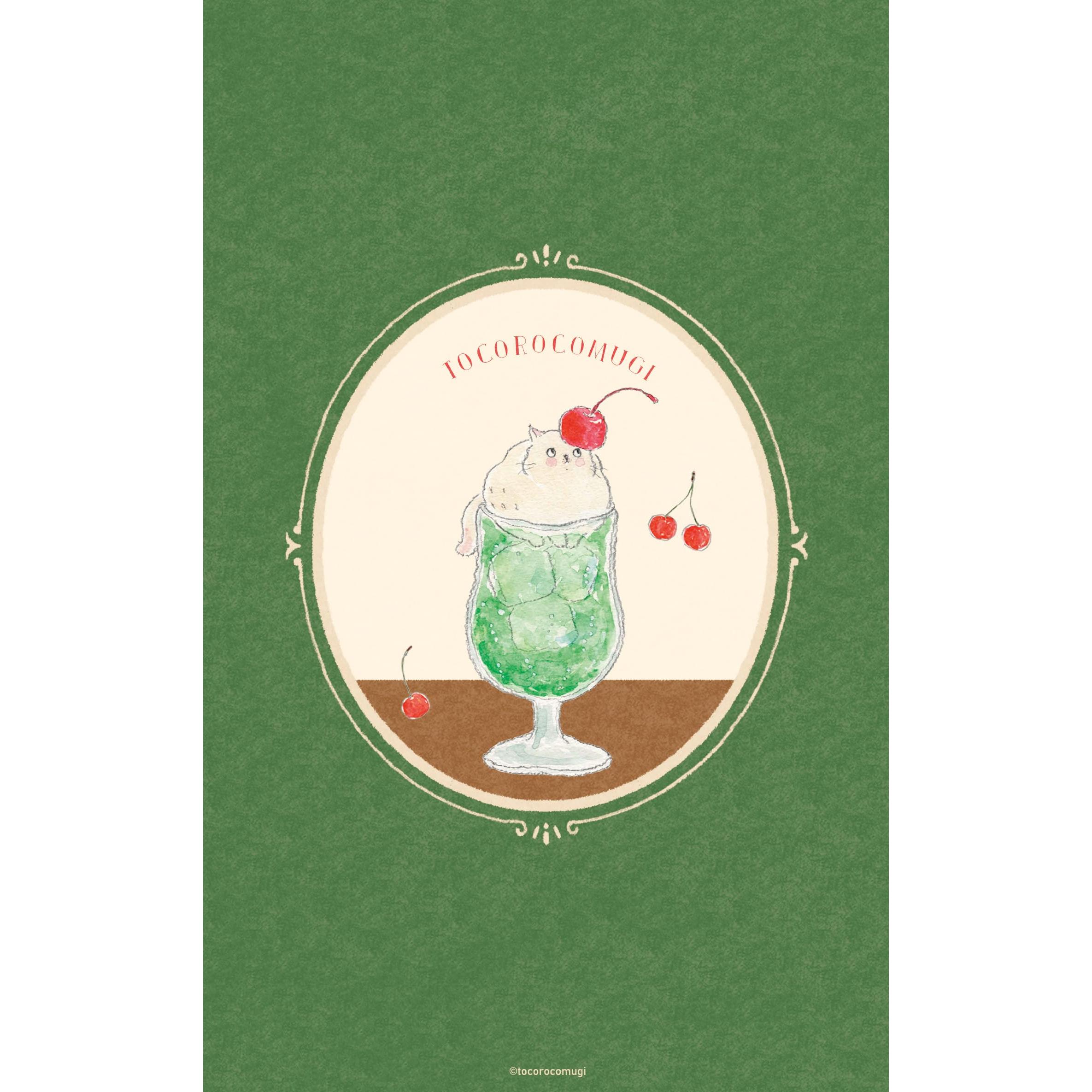 

Furukawa Paper Notebook B6 Slim Saddle-Stitched Sweets Design XH41