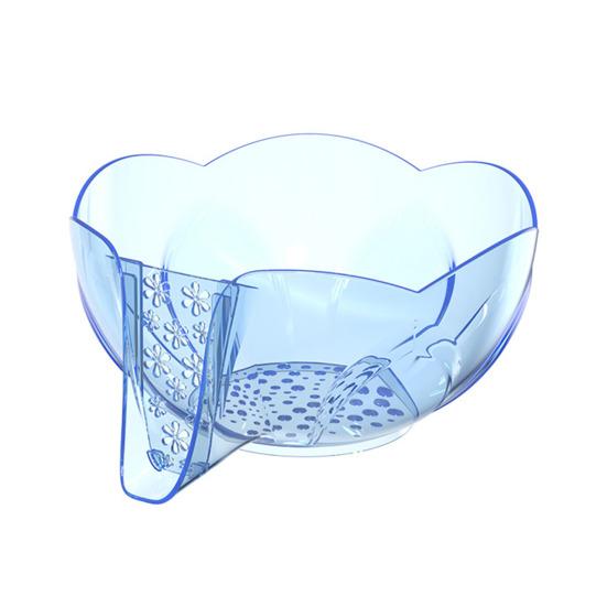 Drain Basket Fruit Vegetables Colanders with Spout BPA Free Fruit Cleaning Bowl with Strainer Container Kitchen Sink Food Drainer