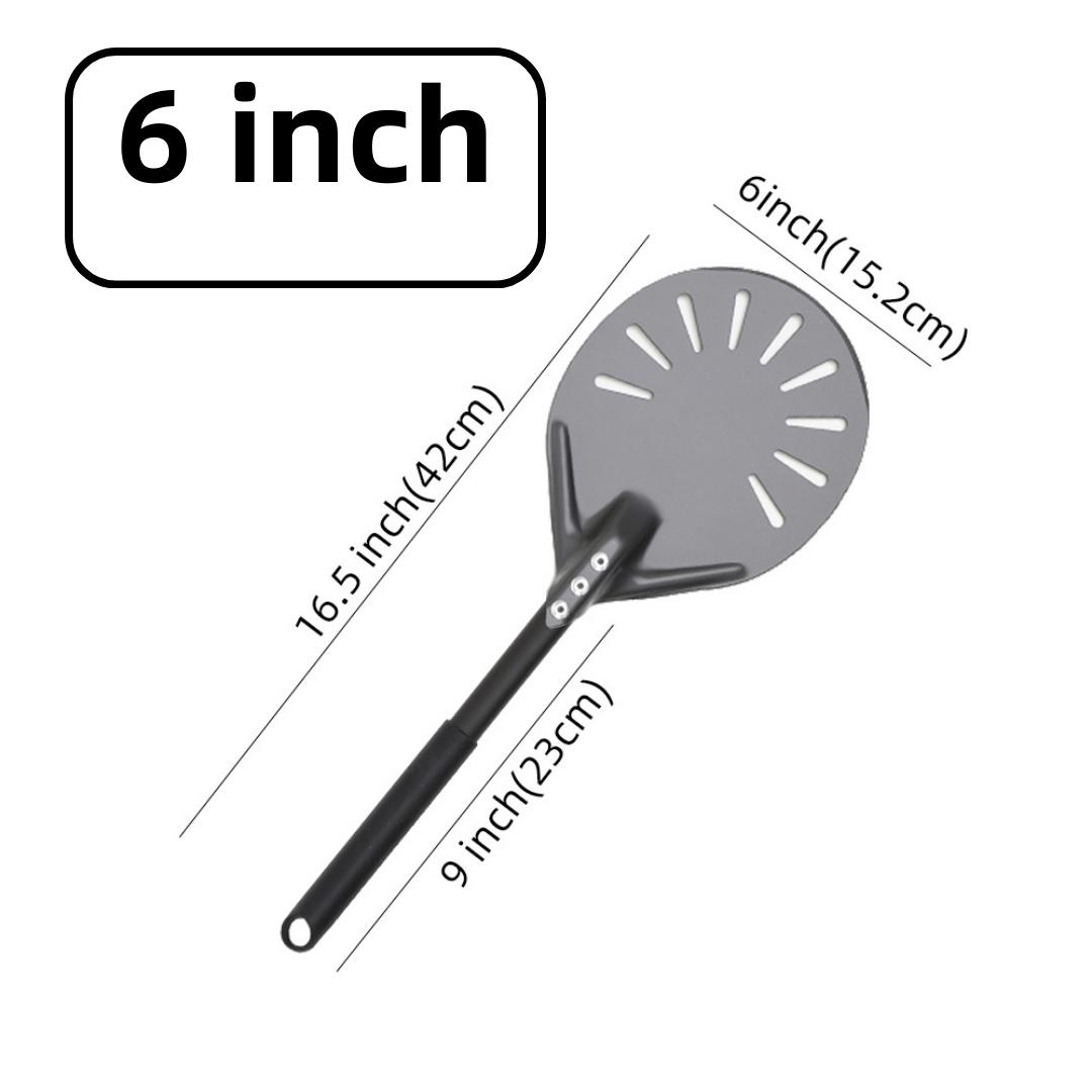 

6&12 13 14 дюймов перфорированная лопатка для пиццы лопатка для пиццы в духовке для переворачивания пиццы твердый анодированный кухонный инструмент для выпечки пиццы шпатель