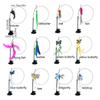 Plastic Sucker Wire Cat Teaser Stick With Suction Cup Cat Playing Teaser Wand Toy  Relieve Boredom