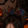 Star Bat Scrunchie Gothic Spider Web Hair Tie Fashion Halloween Hair Bow  Hair Accessories
