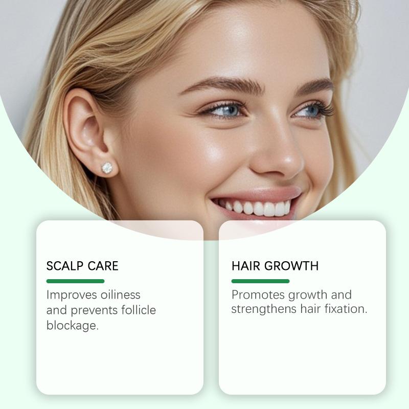 Peppermint Rosemary Scalp Moisturizer Oil Softens Hair Vanilla for Daily Nourishing and Shiny Hair Days