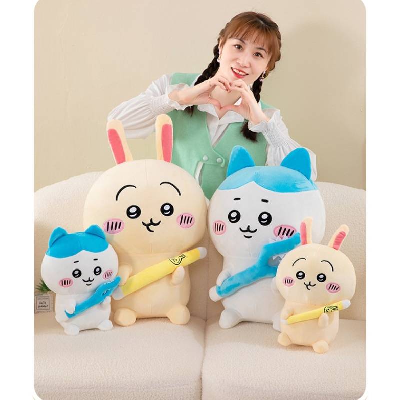 Hachiware Usagi Chiikawa Plush Toy Cuddly Cartoon Children Holiday Doll Pillow