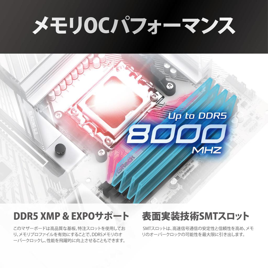 ASRock X870 Pro RS Motherboard, Compatible with AMD Ryzen 9000 Series CPUs (Socket AM5), X870 Chipset, ATX Motherboard [Authorized Domestic
