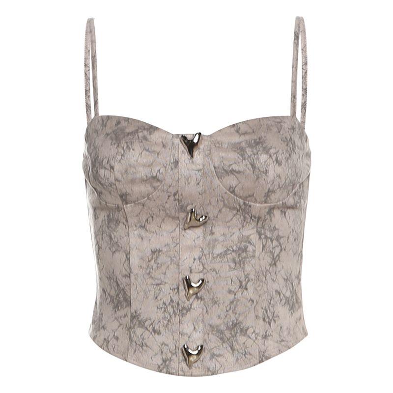 

# Sisjuly# Отходы Судного дня Также Должны Быть Милыми Тай-дай Кружевная Девушка Плиссированная Юбка Повседневный Сарафан для Женщин Khaki sling L