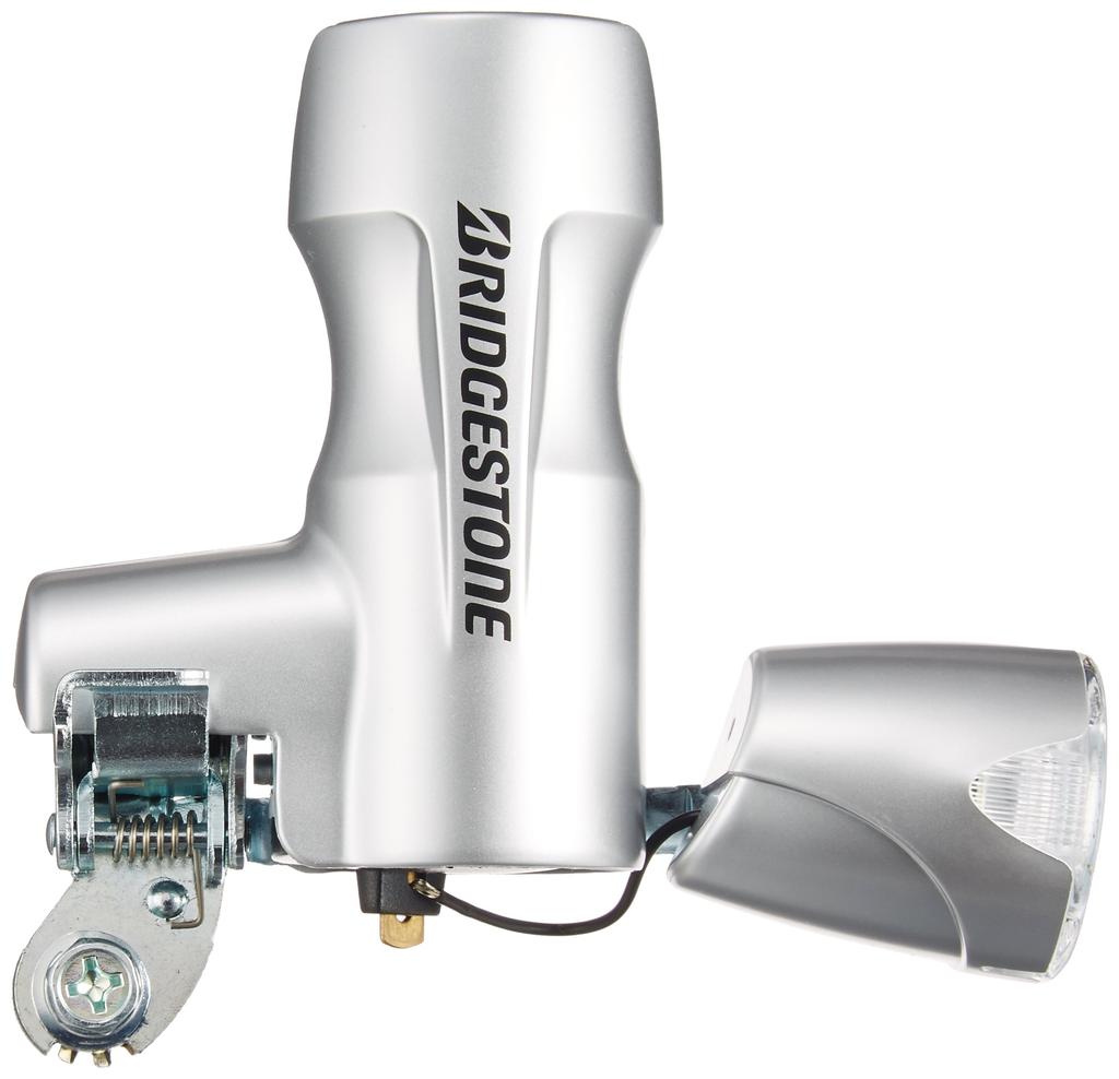 Bridgestone LED Breit Dynamo Lampe S Fahrrad F650302S Licht, Silber, BD-L31, P5975,