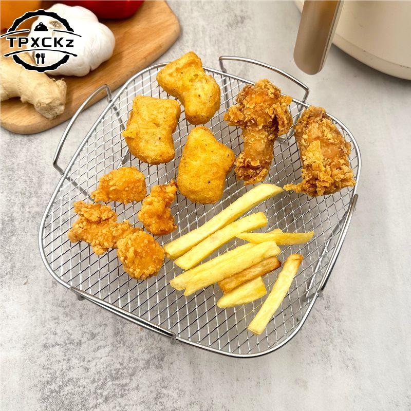 Multifunctional Roasting Rack Airfryer Dehydrator BBQ Rack Steamer Roasting Cooking Tools Air Fryer Accessories Stainless Steel