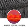 Hat Men's Autumn and Winter Warm Fleece Ear Protectors Short Brim Wool Hat Outdoor Riding Windproof Knitted Hat Winter Men's