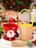 1PC Christmas Decorations Creative Cartoon Candy Bags Kids Gift Bags Festive Atmosphere Decoration Bucket