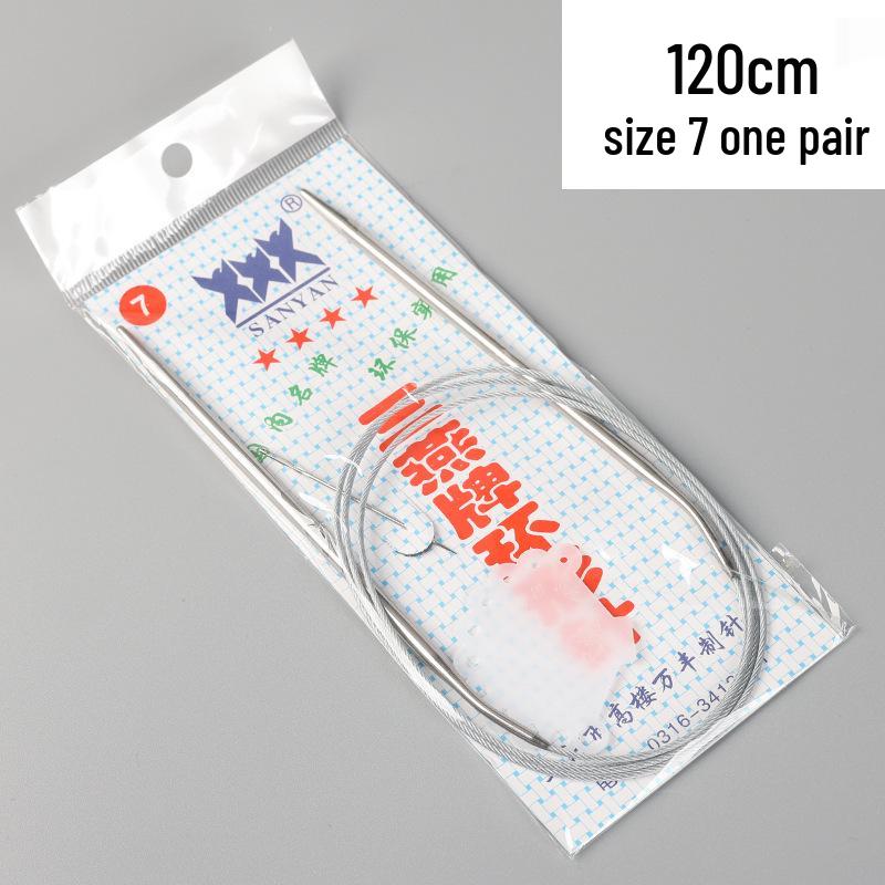 Full Set Stainless Steel Circular Knitting Needles for Sweaters