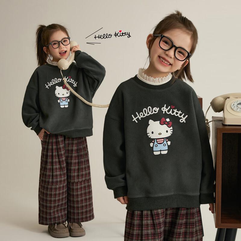 

Hello Kitty Print Girl s Fleece Sweatshirt 140
