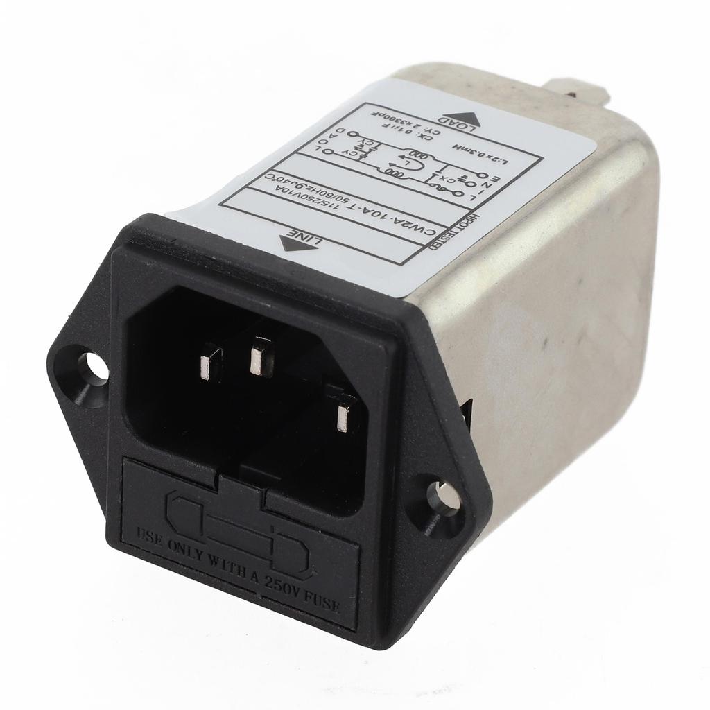 IEC AC Input Power Outlet Module with For EMI Filter for Test Equipment