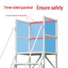 Anti-Slip Movable Climbing Ladder for Warehouse and Supermarket Storage
