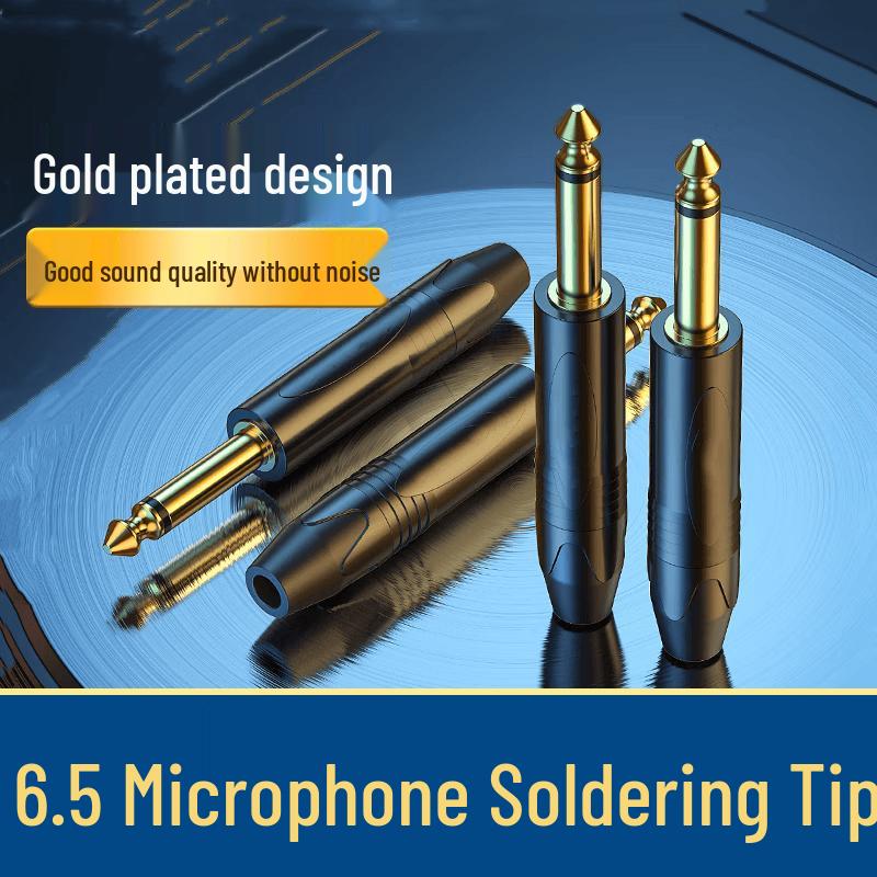Rookery 6.35mm Stereo Audio Soldering Elbow Plug