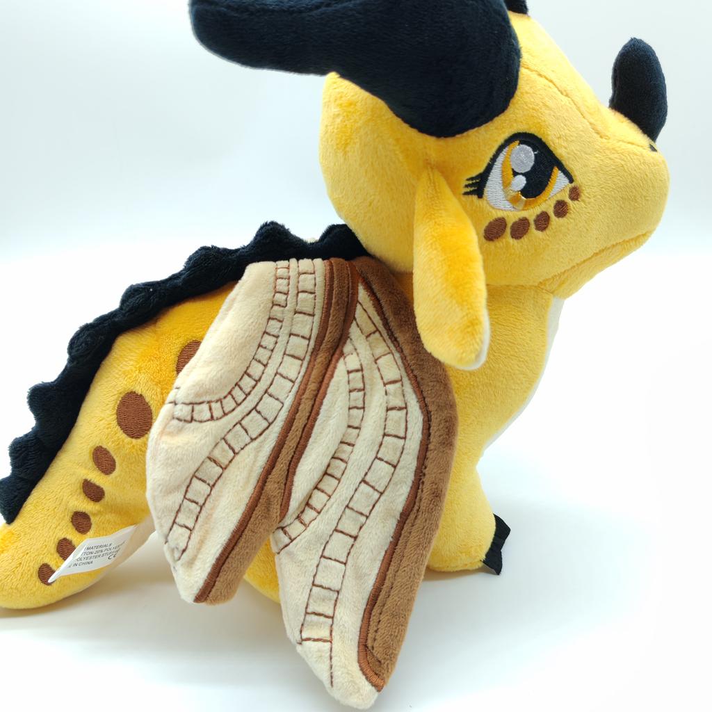 Soft Yellow Dragon Plush Toy Cute Stuffed Animal Companion Gift For Kids Boys Girls Room Decor