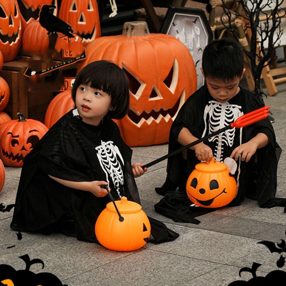 Funny Children's Skeleton Clothes Bones Halloween Dress Up Fashion Halloween Cosplay Costumes  Club
