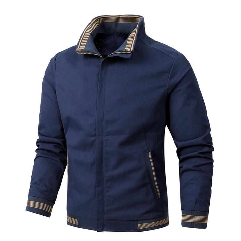 Men's Casual Jacket Cotton Washed Youth Jacket Men
