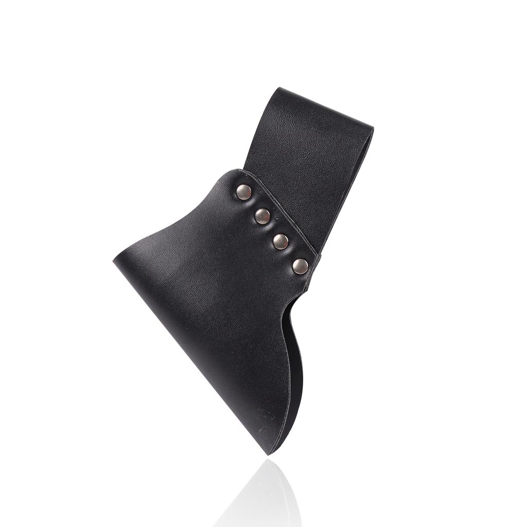 Medieval Belt Accessories Knight Double Back Sword Scabbard Frog Seat PU Leather Sword Buckle Belt Holster Viking Role Play