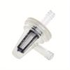 Universal Motorcycle Gasoline Fuel Filter 90 Degree Right Angle 1/4 Inch Or 6-7Mm Hose Lines for Honda Yamaha for Suzuki ATV Quad UTV Off-Road