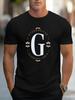 Cotton Blend T-shirt - "G" Print