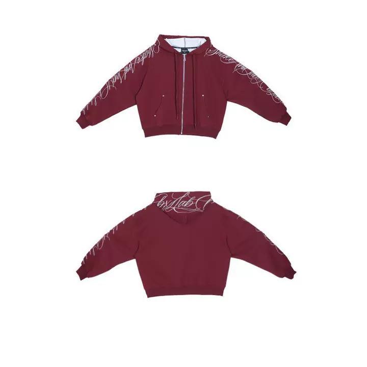 

European & American Dark Style Printed Hoodie Set with Oversized Wide-Leg Pants - Spring & Autumn Streetwear Extra Large