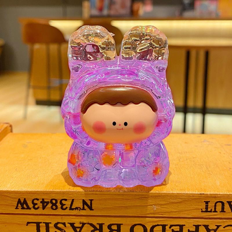 

Charming In Glow The Dark Lilith Liquid Sand Desktop Decoration Unique Acrylic Art Piece Gift For Friends Family And Purple Medium